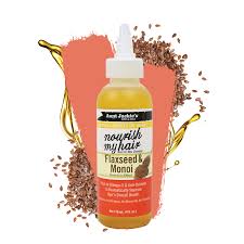 AUNT JACKIE'S GROWTH OIL- FLAXSEED & MONOI 4OZ