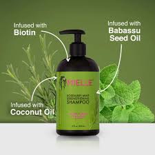 MIELLE ORGANICS ROSEMARY MINT STRENGTH SHAMPOO 12OZ