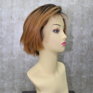 LYNN- PRE DYED, PRE PLUCKED 100% HUMAN HAIR WIG