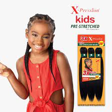SENSATIONNEL XPRESSION KIDS PRE STRETCHED BRAID HAIR 28" 3X