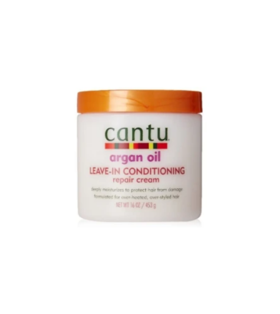 CANTU ARGAN OIL LEAVE IN CONDITIONING REPAIR CREAM 16oz