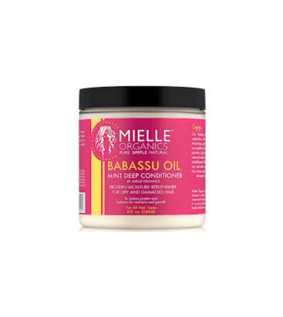 MIELLE ORGANICS BABASSU OIL MINT DEEP CONDITIONER