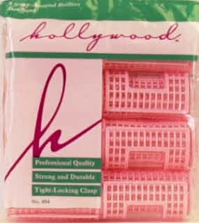 HOLLYWOOD SNAP ROLLER 8PCS JUMBO PINK