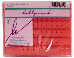 HOLLYWOOD MAGNETIC ROLLERS 12PC SMALL ORANGE
