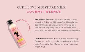 CAMILLE ROSE CURL LOVE MOISTURE MILK 80Z