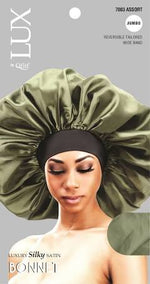 LUX BY QFITT SILKY SATIN BONNET
