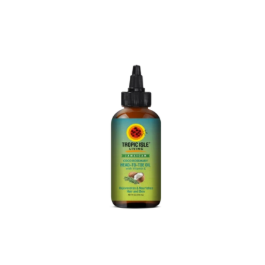 TROPIC ISLE JAMAICAN COCONUT OIL ROSEMARY & VITAMIN E 4oz