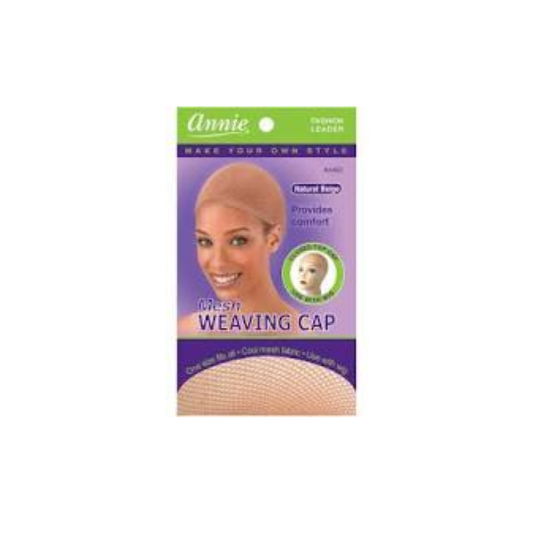 ANNIE MS REMI MESH WEAVING CAP NATURAL BEIGE