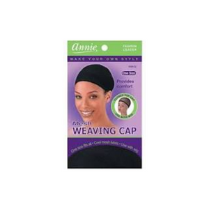 ANNIE MS REMI MESH WEAVING CAP BLACK