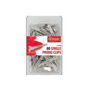 ANNIE PRONG SINGLE CLIPS 80CT NICKEL PLATED