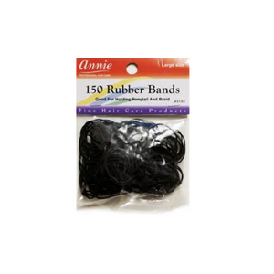 ANNIE RUBBER BANDS 150CT BLACK