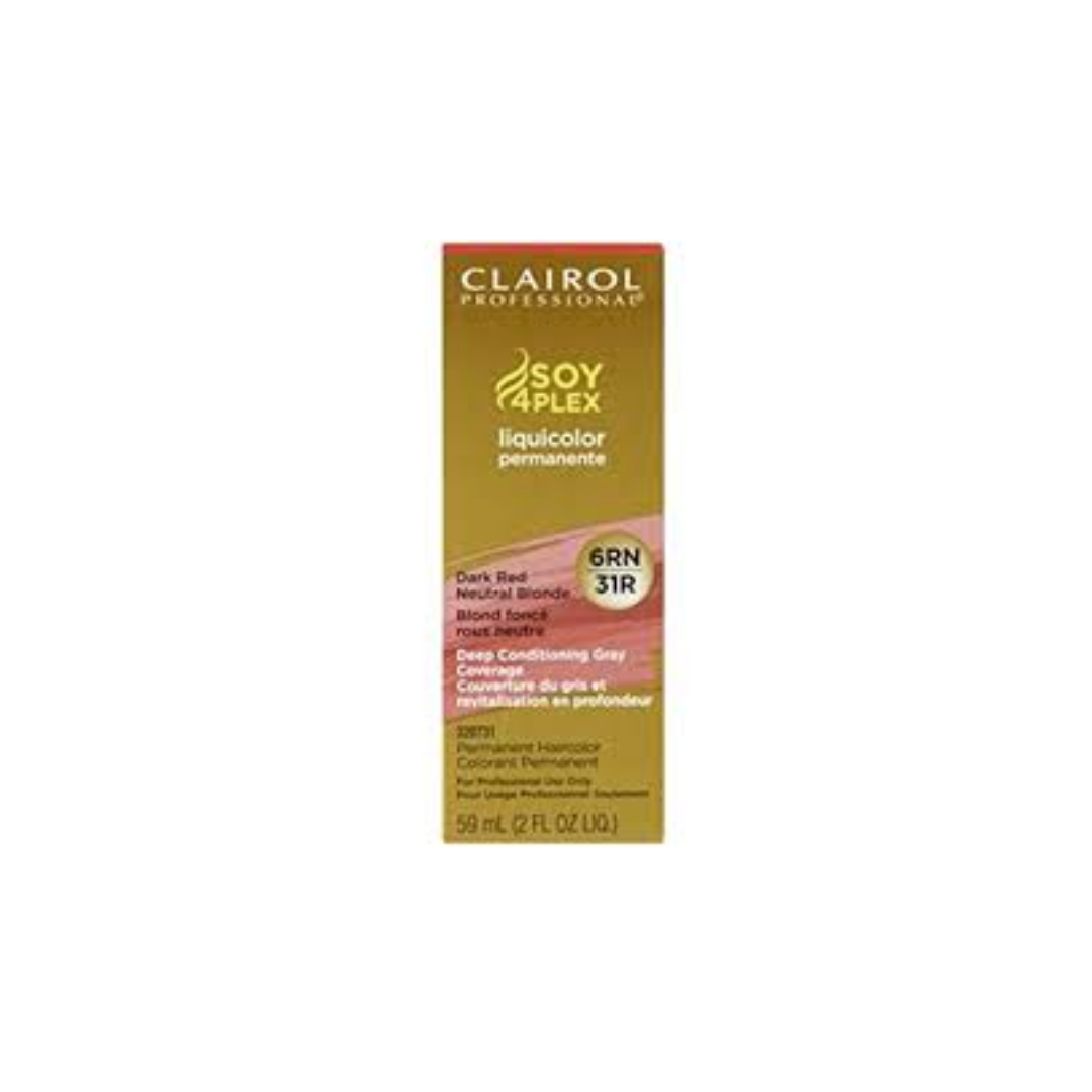CLAIROL LIQUID PERMANENT 6RN/31R DARK RED NEUTRAL BLONDE