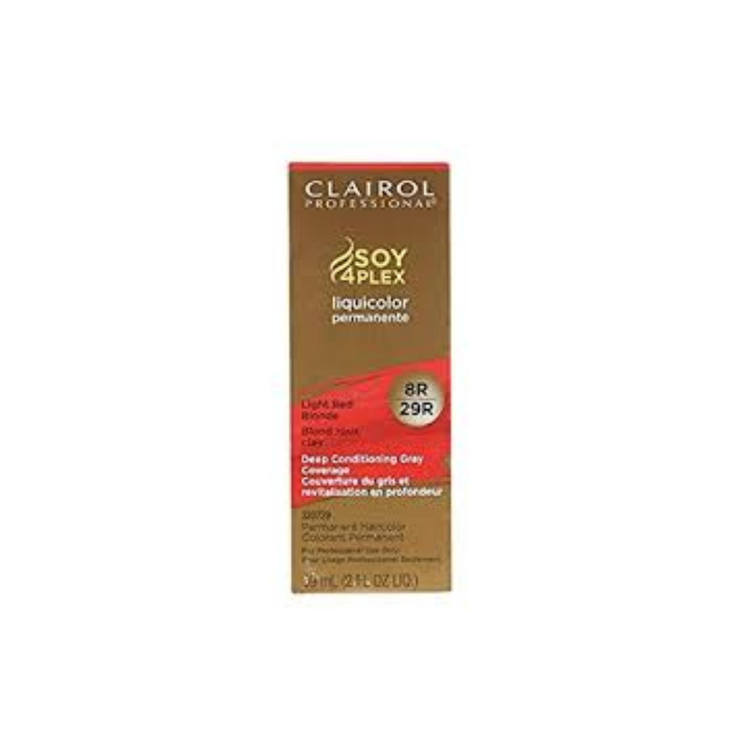 CLAIROL LIQUID PERMANENT 8R/29R LIGHT RED BLONDE