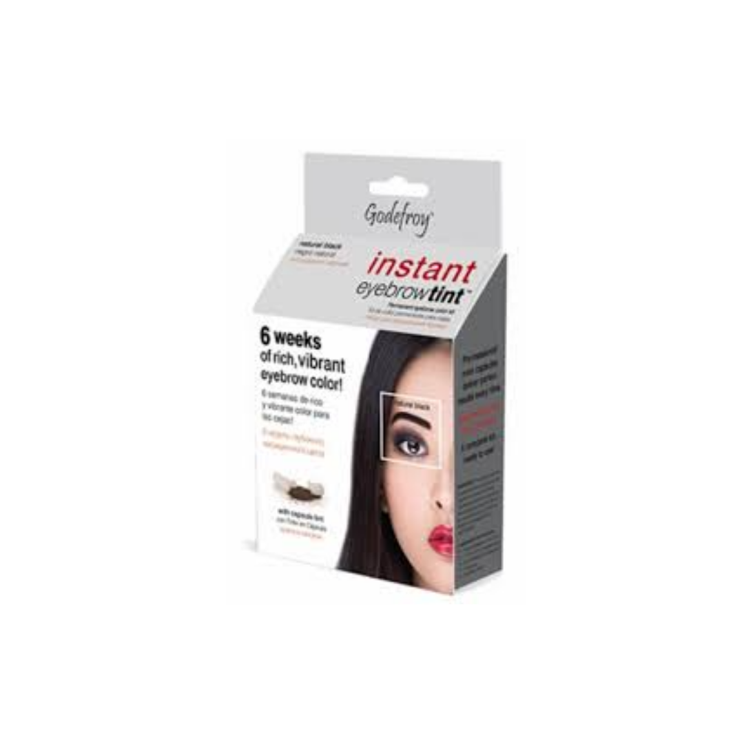 GODEFROY INSTANT EYEBROW TINT 3 APP NATURAL BLACK