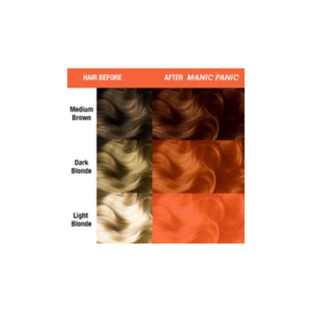 manic panic tiger lily on brown hair MANIC PANIC SEMI HAIR COLOR ELECTRIC TIGER LILY 4oz – Beauty Source by Yanti