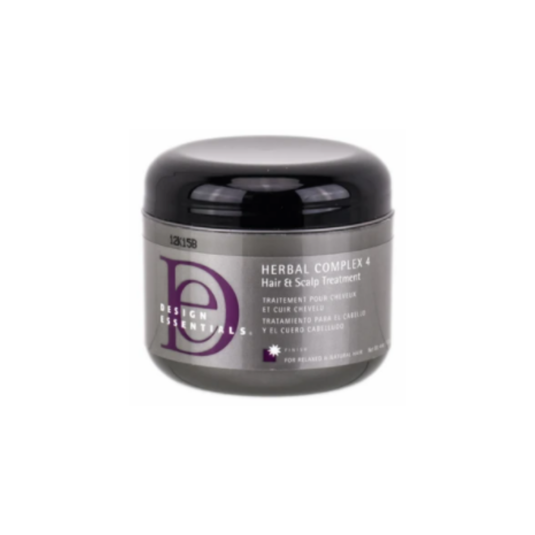 DESIGN ESSENTIALS HERBAL COMPLEX 4 HAIR & SCALP TREATMENT 4oz