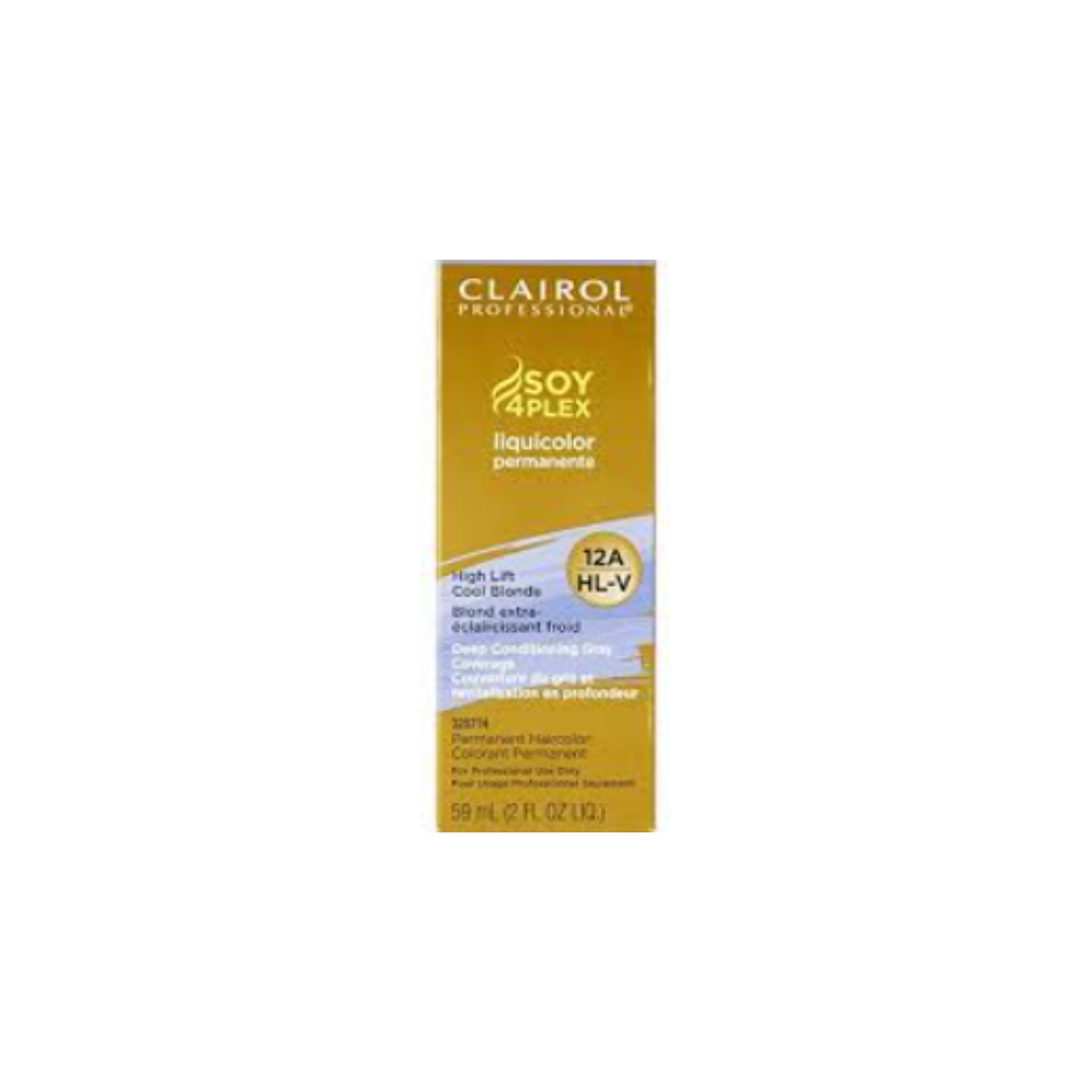 CLAIROL LIQUID PERMANENT 12A/HL-V HIGH LIFT COOL BLONDE 2oz